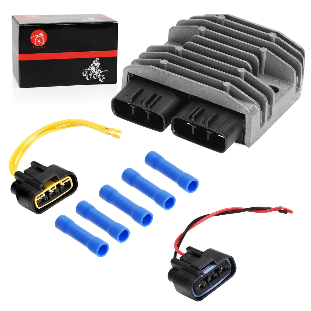 Voltage Regulator and Plug for Can-Am Outlander 330 400 450 500 570 650 700 (2003–2023)
