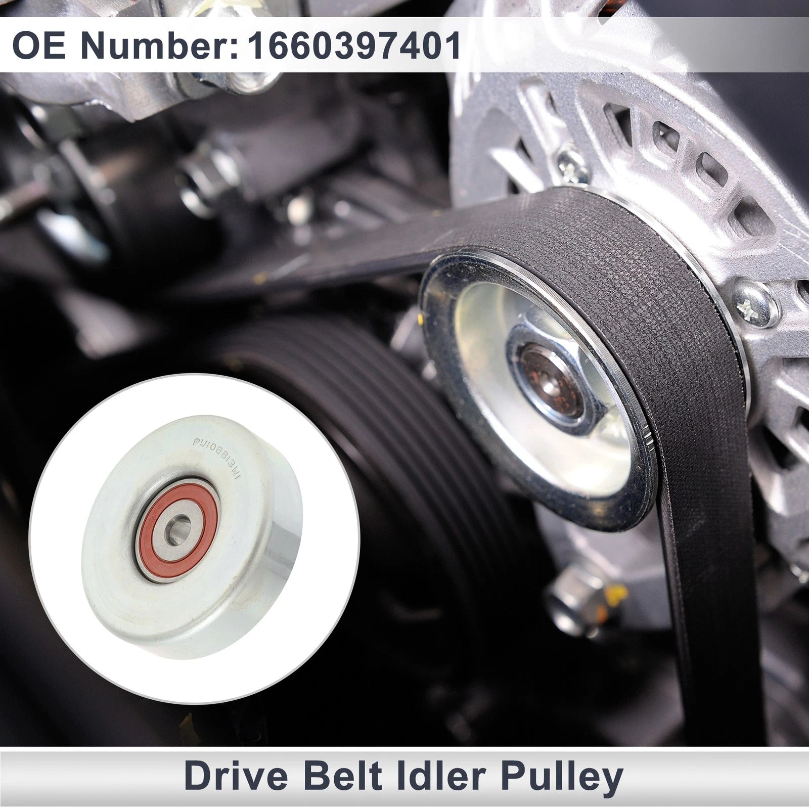 Drive Belt Idler Pulley for Toyota Yaris (1999–2005) Replacement