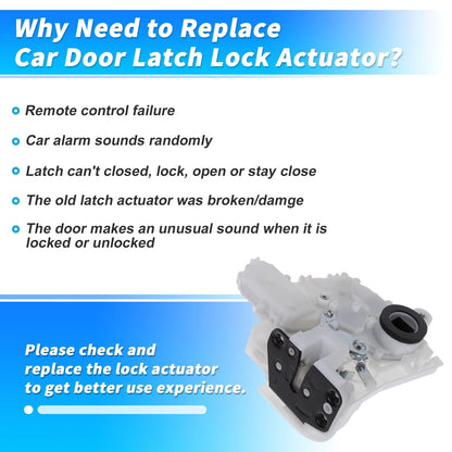 Front Right Power Door Lock Actuator 72110SWAA01 for Honda CR-V (2007–2011)