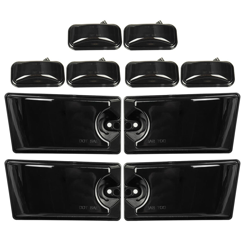 Set of 10 LED Cab Roof Light Marker for Hummer H2 (2003–2009) Smoked