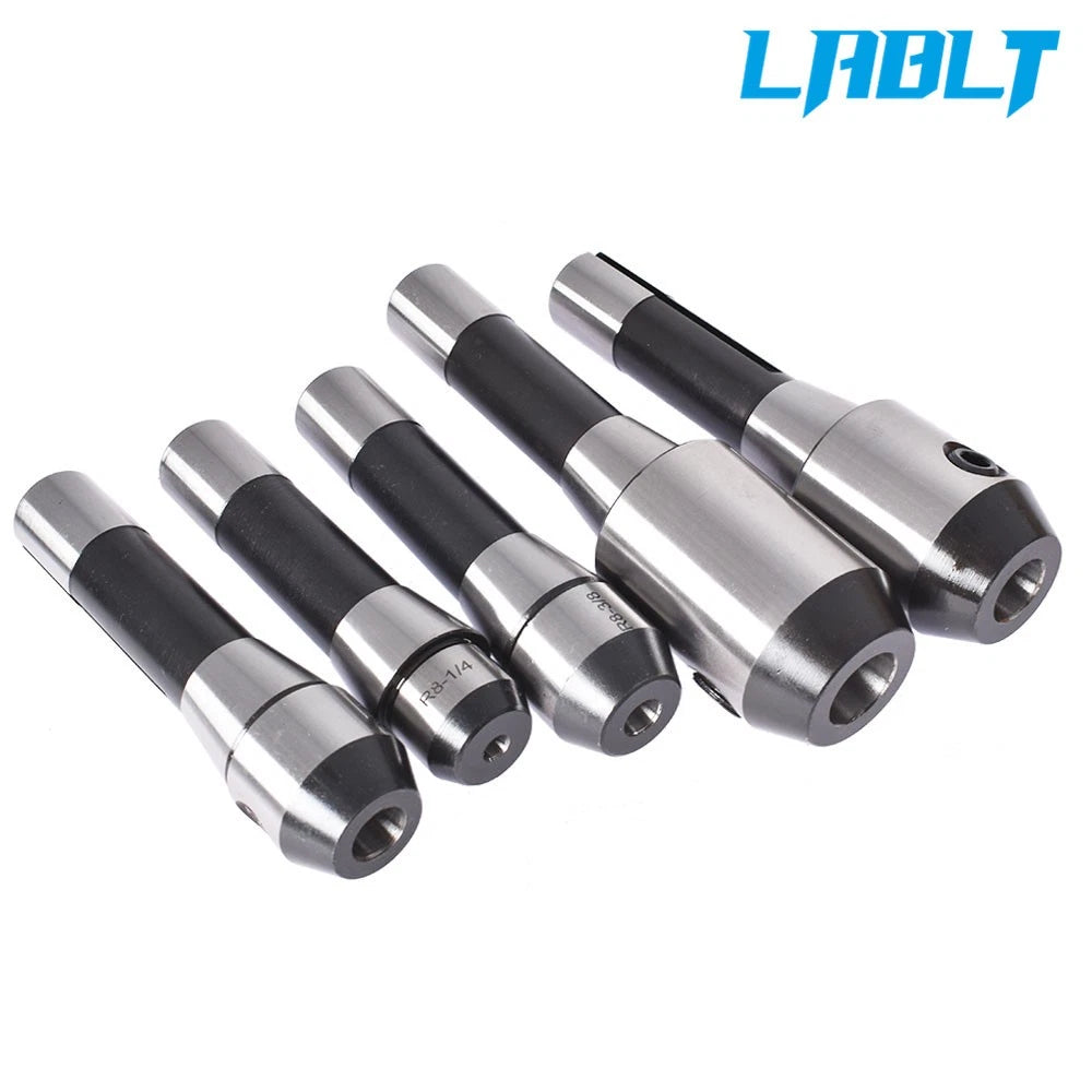 5Pcs End Mill Holder Adapter for R8 (1/4", 3/8", 1/2", 5/8", 3/4")