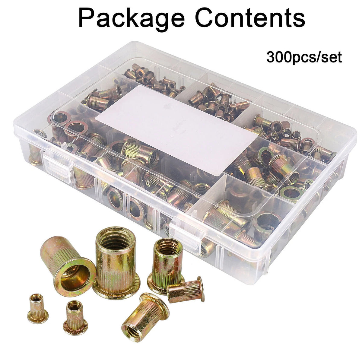 Set of 300 Rivnuts Blind Rivet Nuts Kit M3-M12