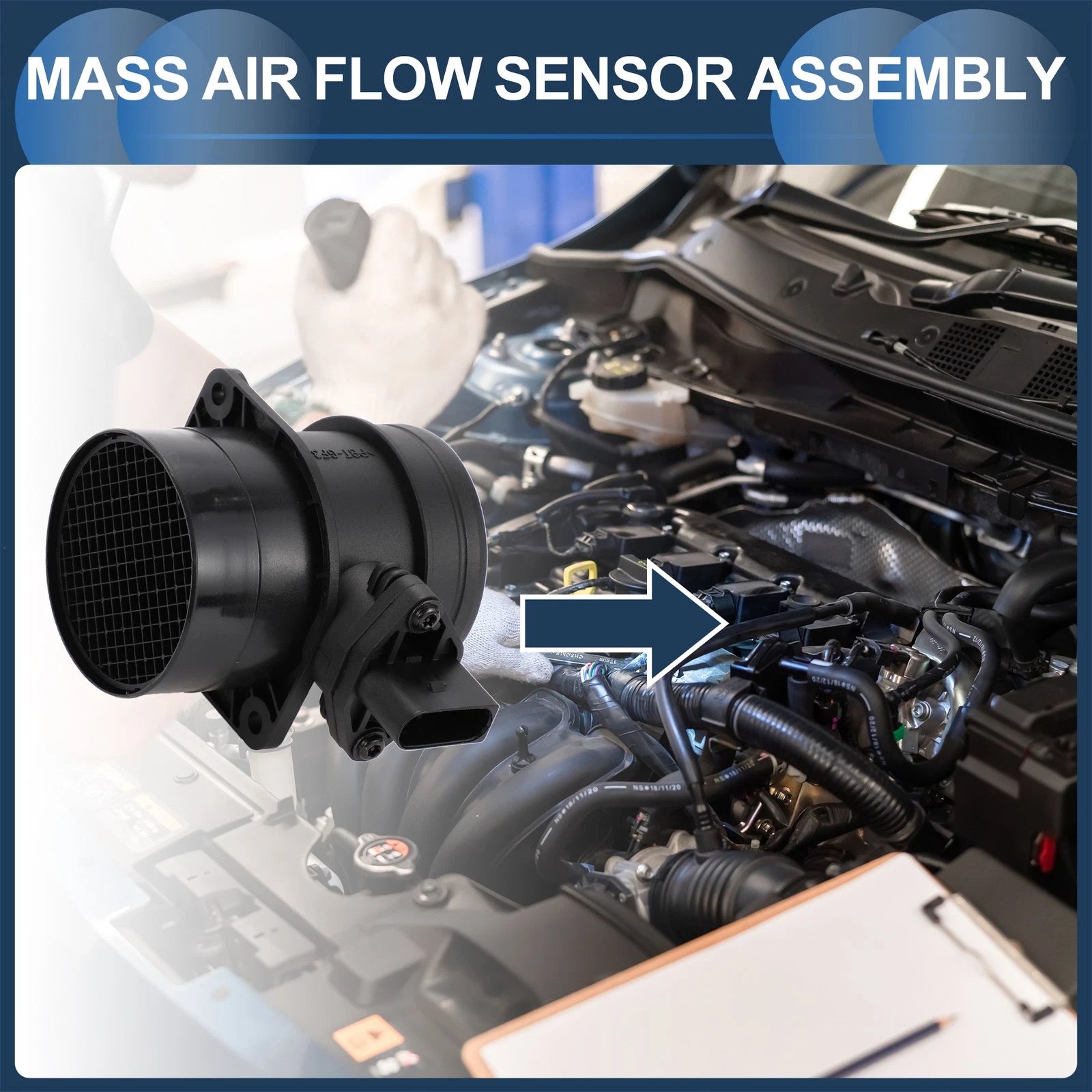 Mass Air Flow Sensor MAF Replacement for Audi TT Quattro (2003–2006)