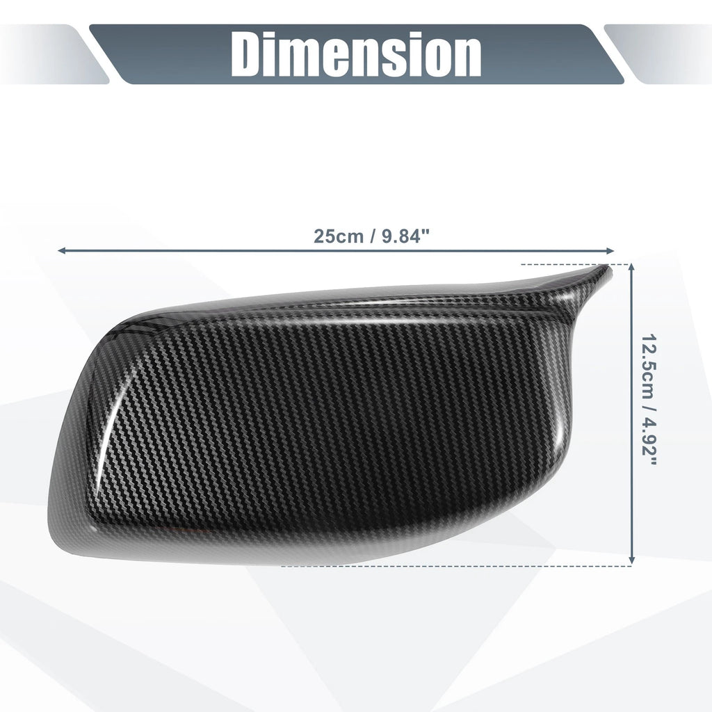 Rearview Mirror Cover Cap Replacement for BMW 5 Series 6 Series (2014–2019)