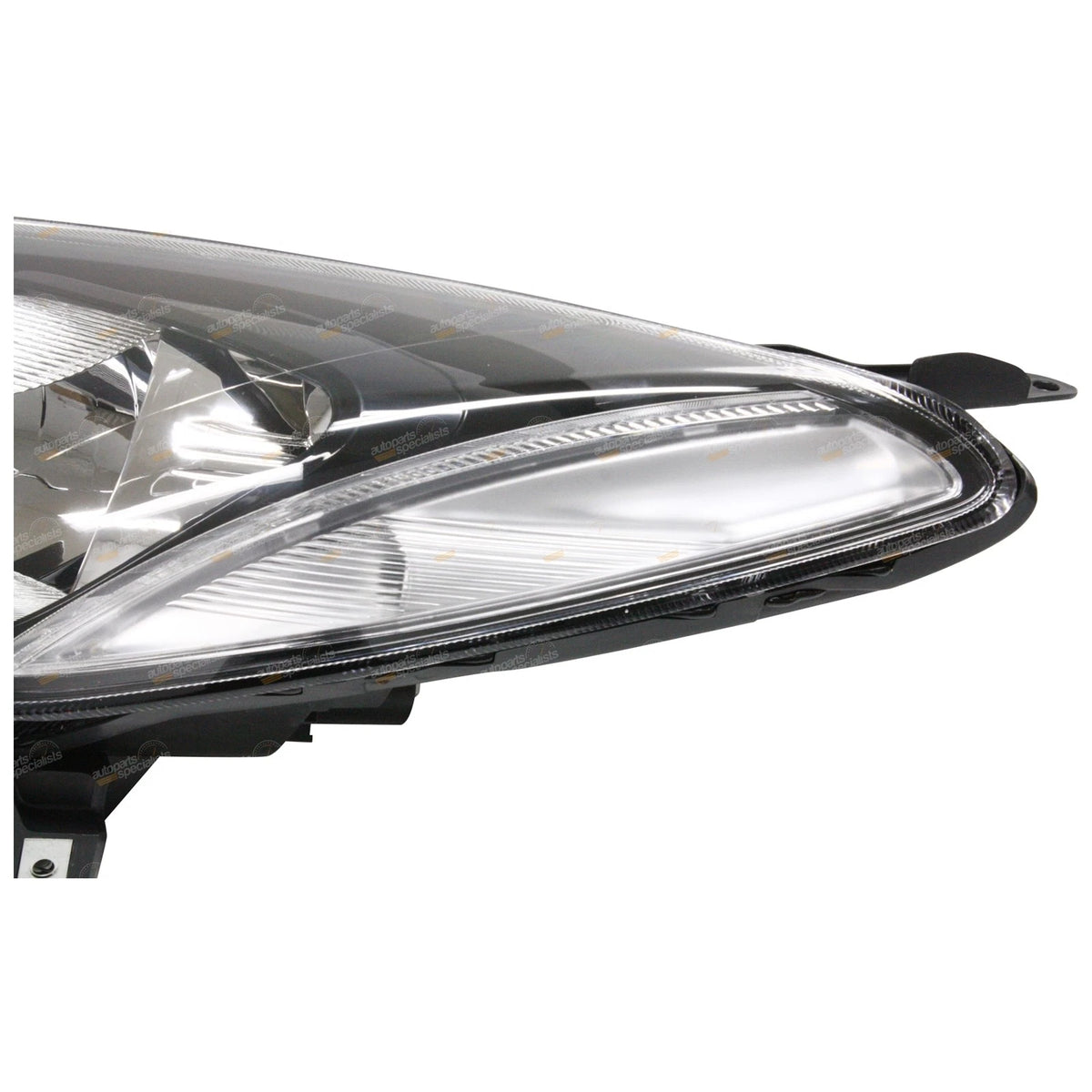 LH Black Headlight for Mazda 2 (2007–2014) DE Genki Maxx Neo LHS