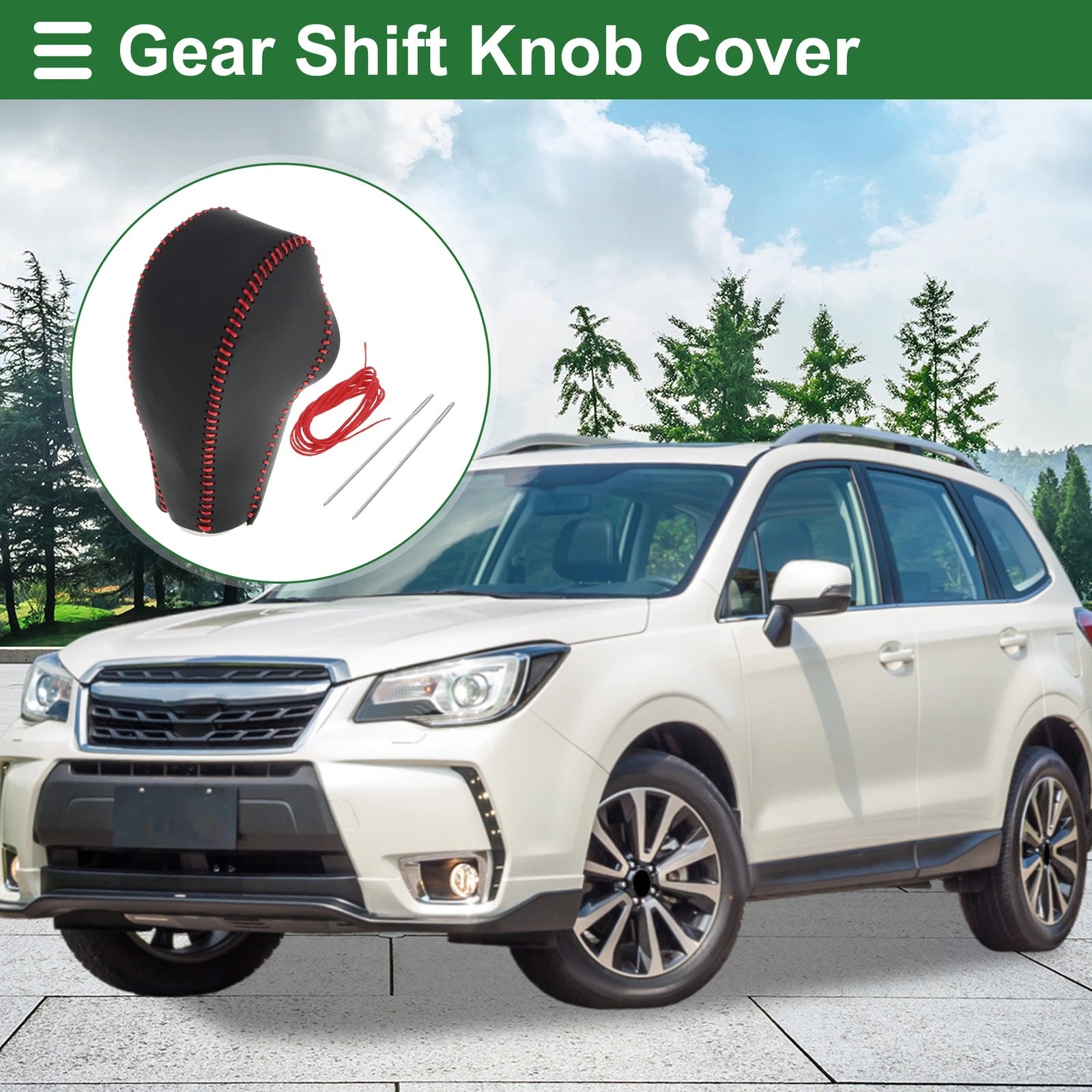 Gear Shift Knob Cover Replacement for Subaru Forester (2014–2017)
