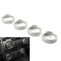 Air Conditioner Switch Button Ring Trim for Ford F150 XLT (2015–2020) Silver