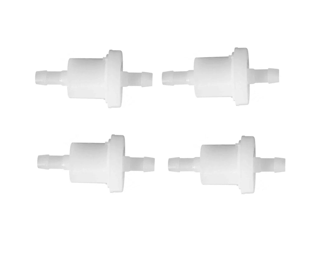 Set of 4 Fuel Filters for Mercury Outboard 9.9 15 HP (35-80365M, 18-7713, 646-24251)