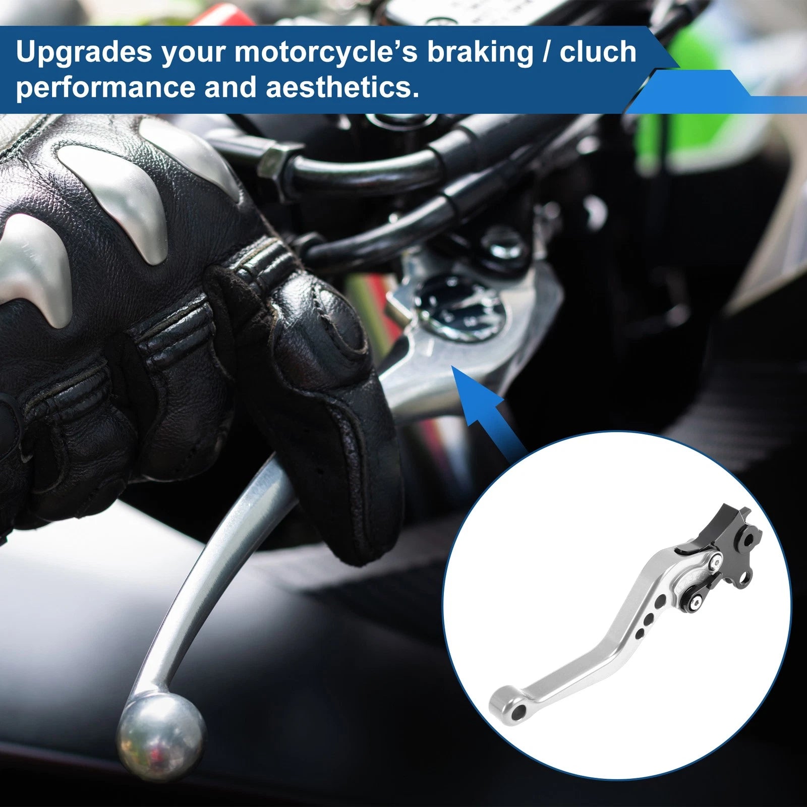 Adjustable Brake Clutch Levers for BMW R Nine T (2014–2016) Silver Tone