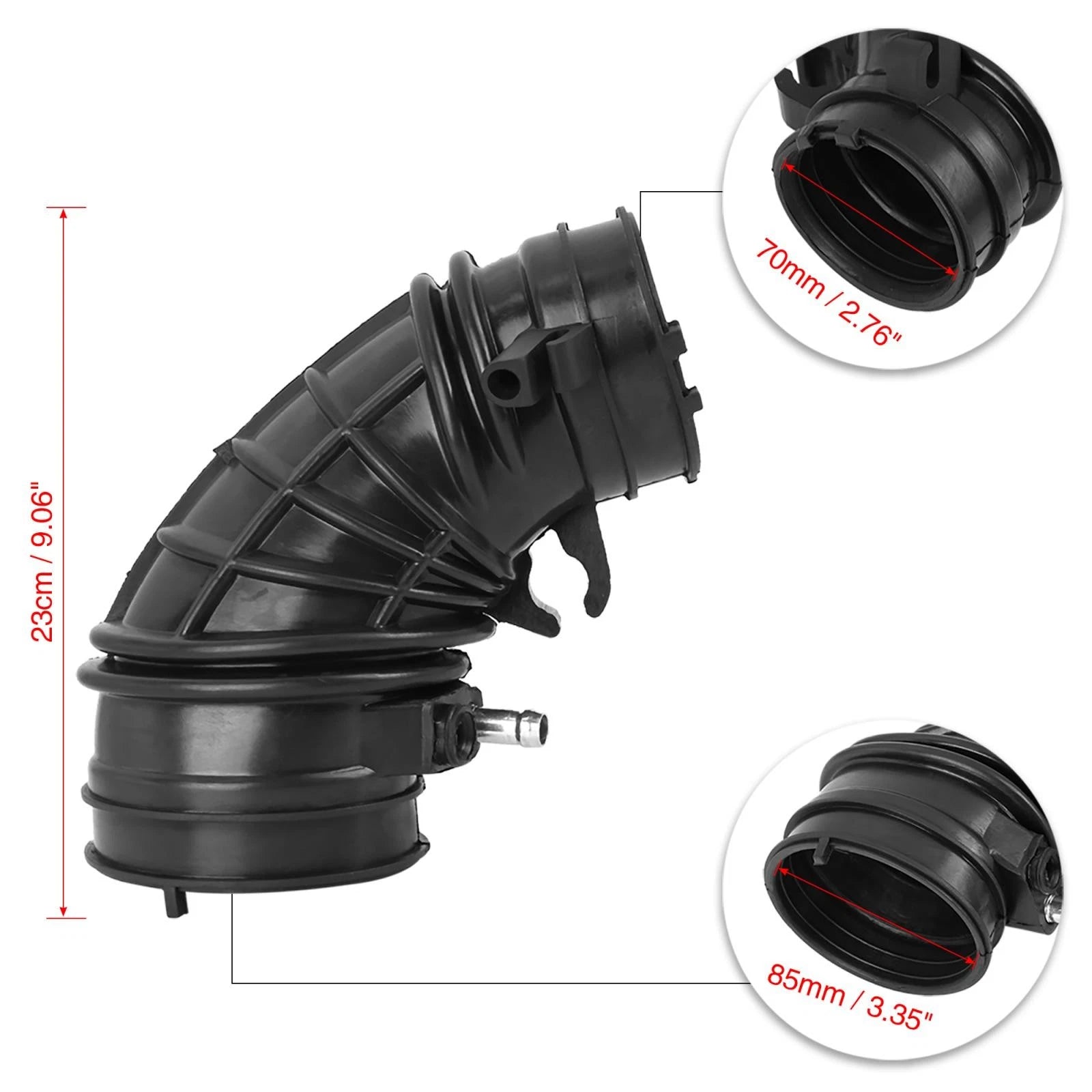 Rubber Air Intake Hose Boot Replacement for Honda CRV 2002–2004 (2.4L)