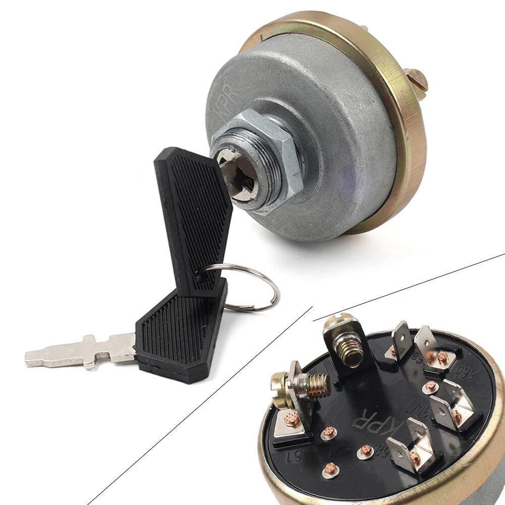 Ignition Key Switch for Long Tractor 2510, 2510DTC, 2510SD, 2610, 2610DTC