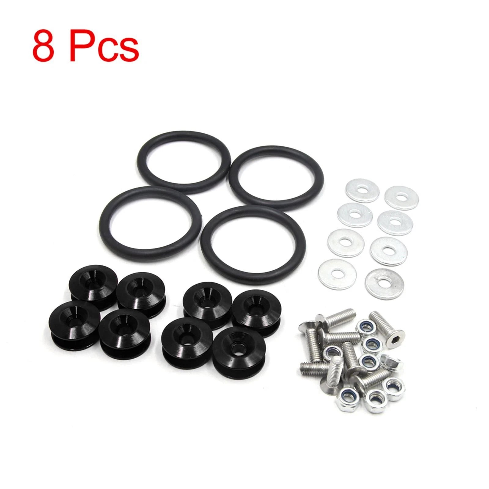8pcs Quick Release Bumper Trunk Fastener Kit for Auto Car