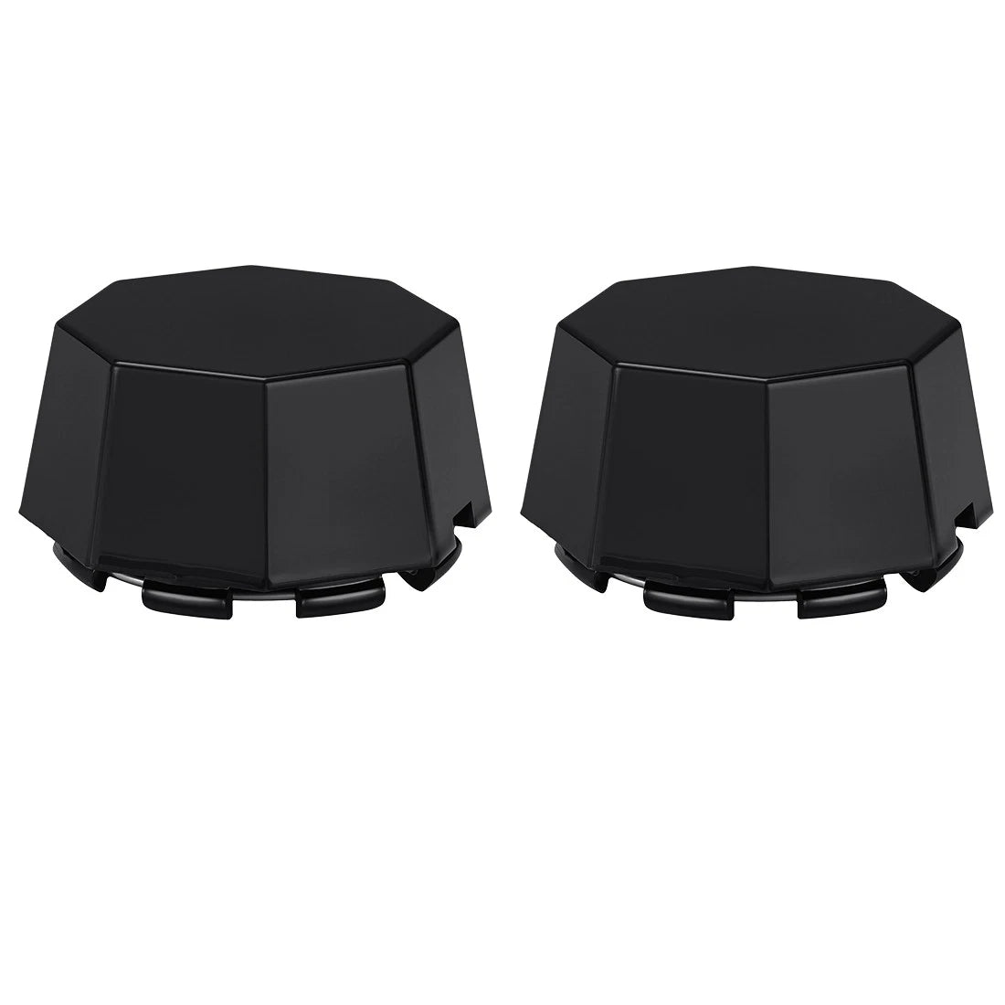 2 Matte Black Hub Caps for Polaris Sportsman 570 SP (2015–2025)