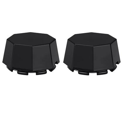 2 Matte Black Hub Caps for Polaris Sportsman 570 SP (2015–2025)