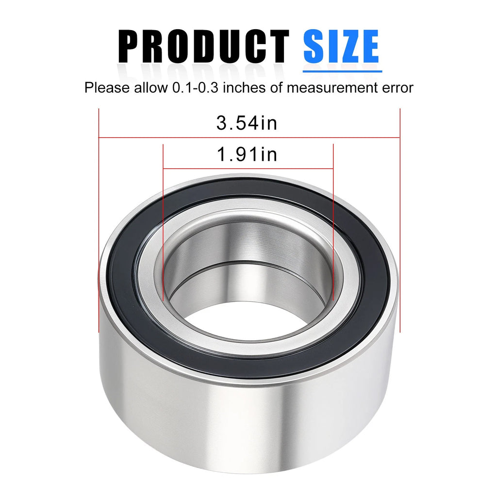 2X Front or Rear Wheel Bearing Kit for Arctic Cat Wildcat XX (2018–2023) 2402-412