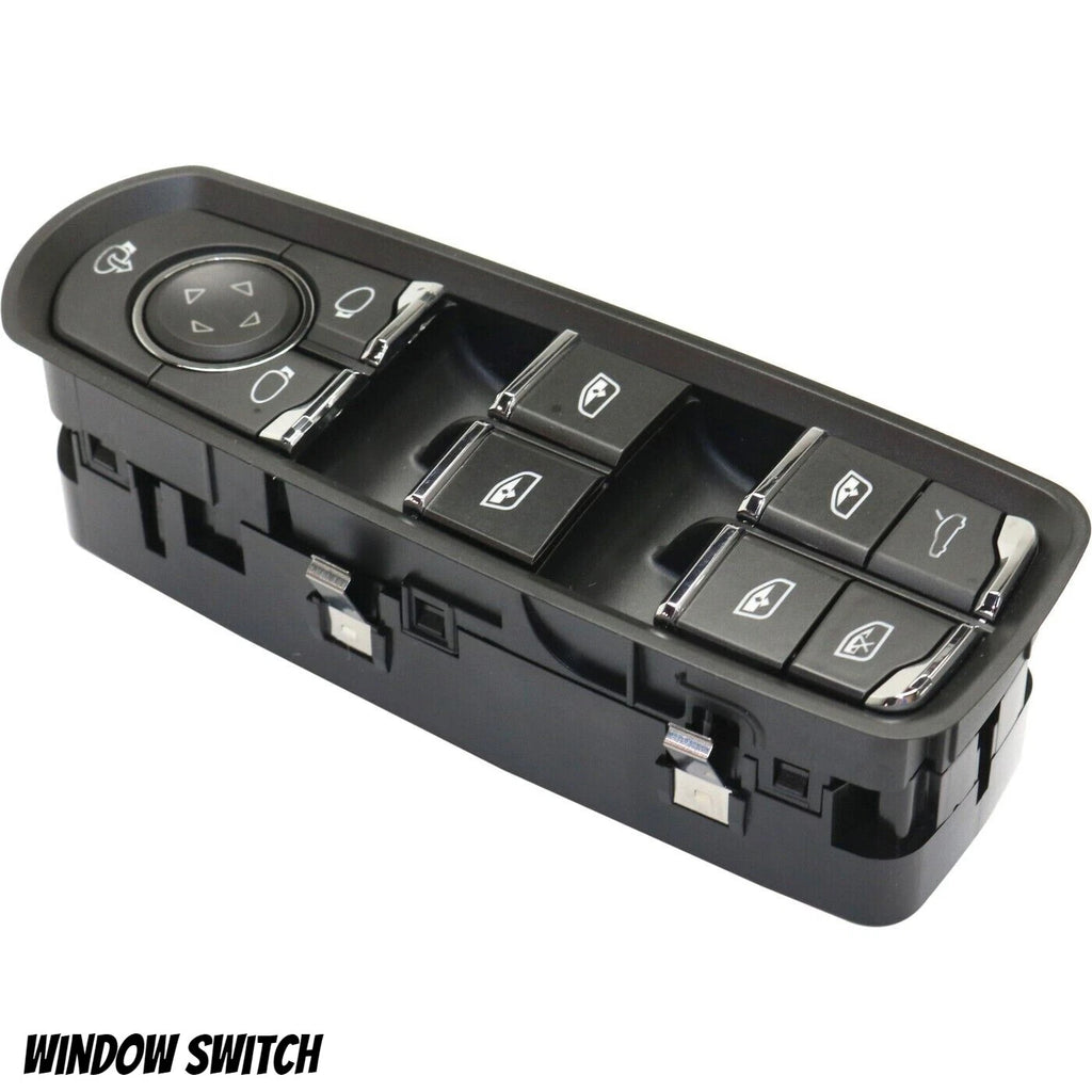Window Switch for Porsche Cayenne Panamera Macan (2011–2014) Front Driver Side Black