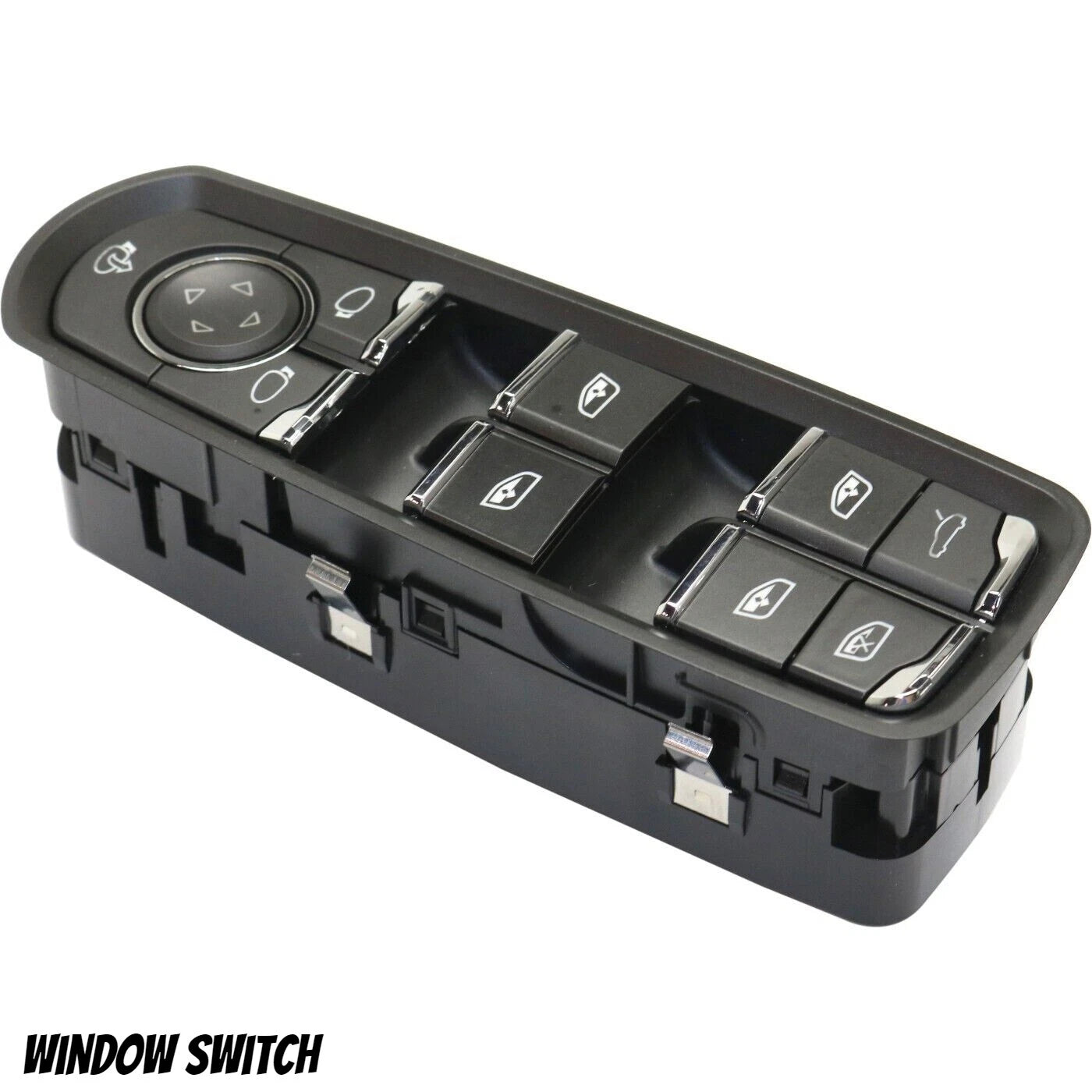 Window Switch for Porsche Cayenne Panamera Macan (2011–2014) Front Driver Side Black