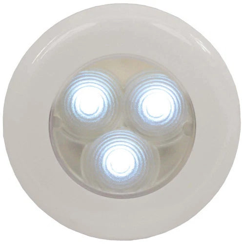 3 LED Waterproof 12 Volt Compact Cockpit Courtesy Light for Boat Caravan