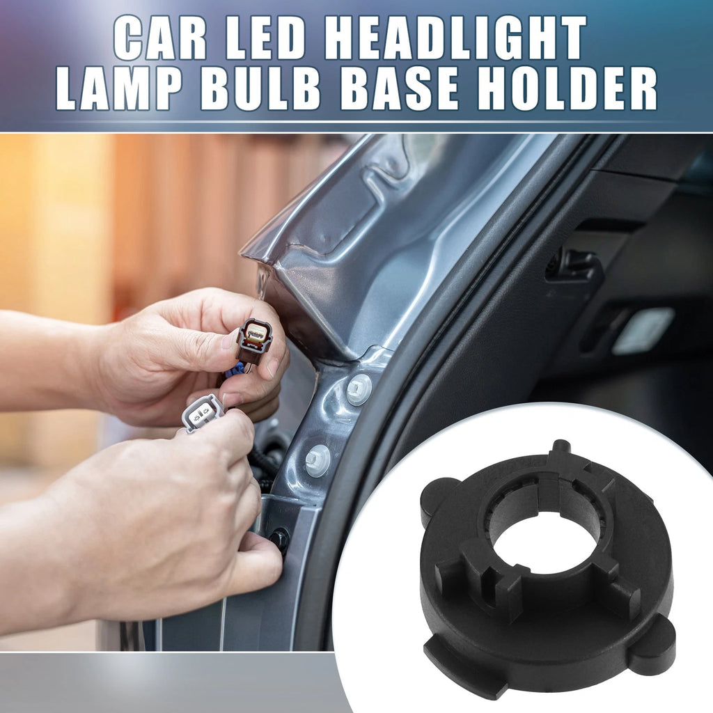 H7 LED Headlight Bulb Base Holder Pair for Hyundai Azera (2006–2011)