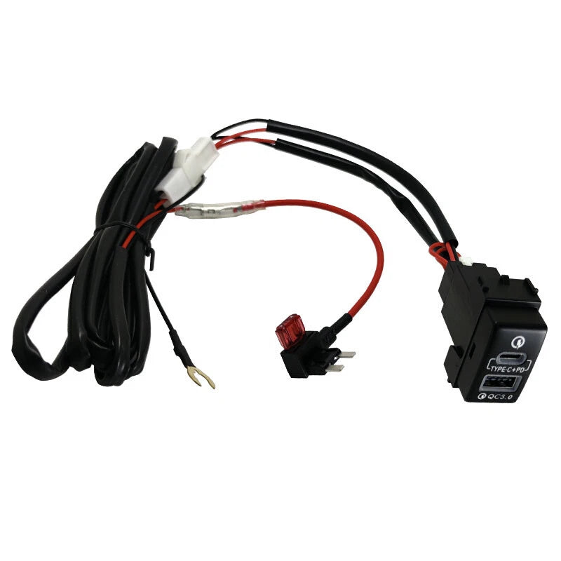 USB QC3.0 Charger PD for Nissan Altima Sentra X-Trail Infiniti QX50 QX56 G37