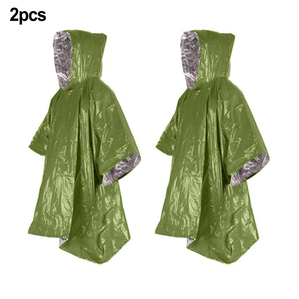 Rain Coat Poncho for Extreme Cold Outdoor Travel