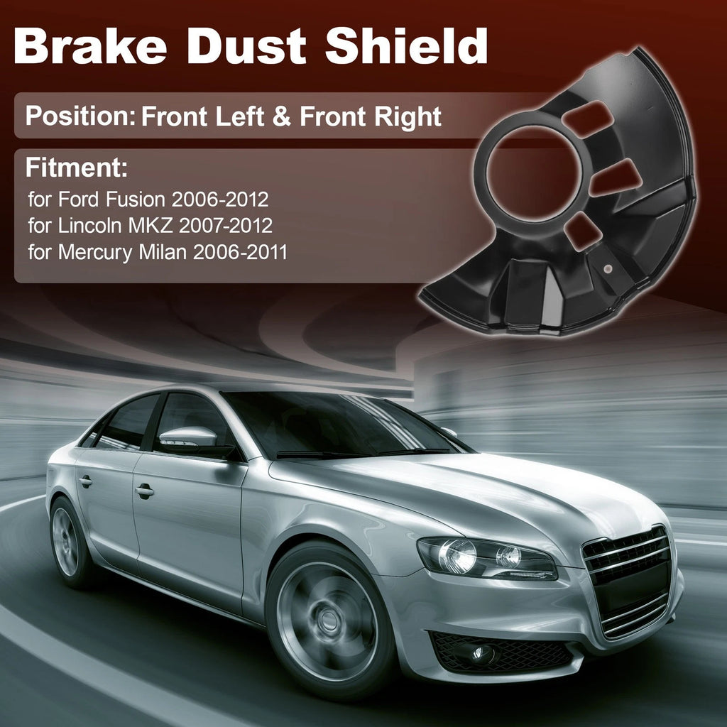 Wheel Brake Dust Shield Replacement for Ford Fusion (2006–2012)
