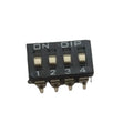 4 Position DIP Switch DM-04-V-T/R for PCB (Compatible)