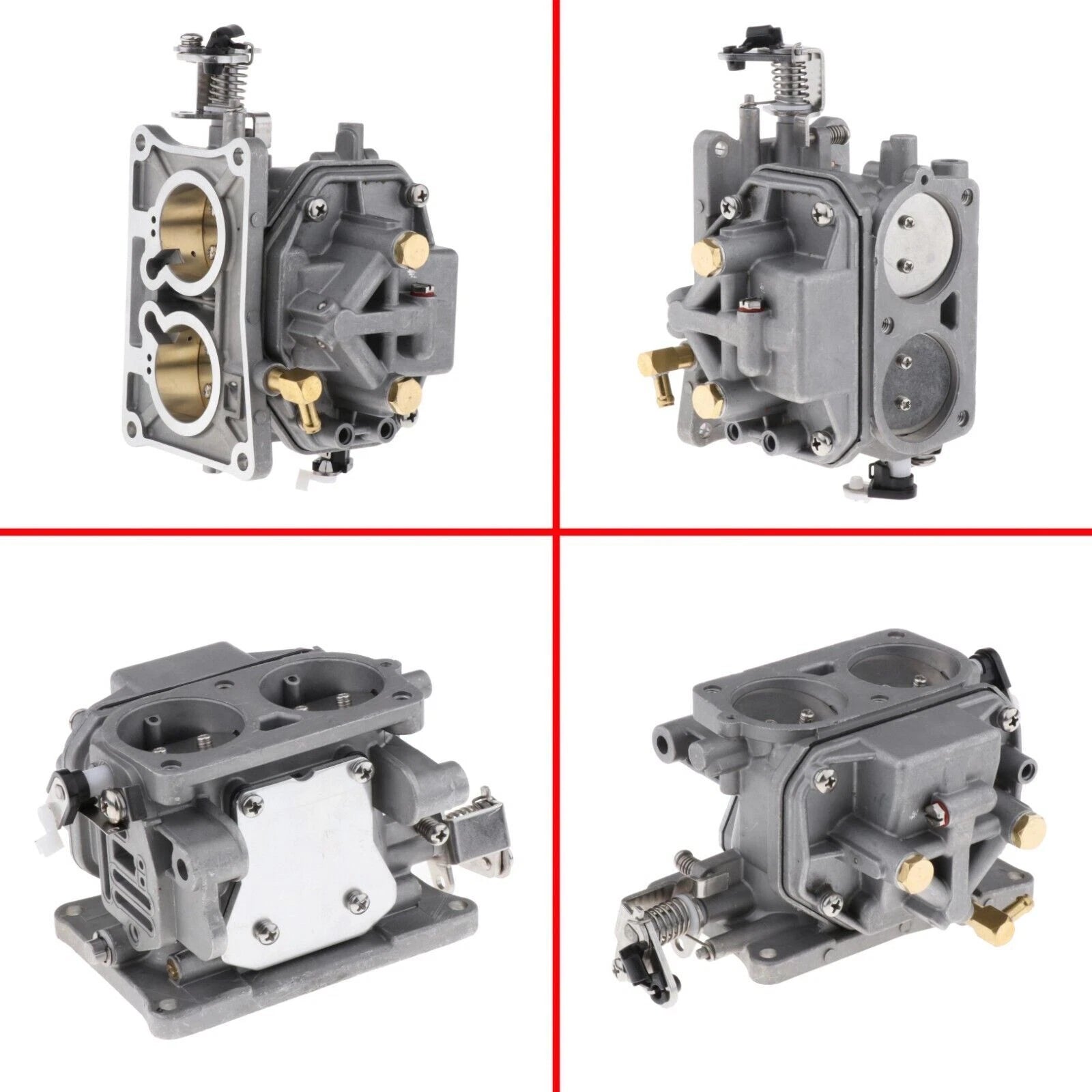 Carburetor for Yamaha 2 Stroke 40HP J Outboard Motors (6F6-14301-04, 6F5-14301-42)