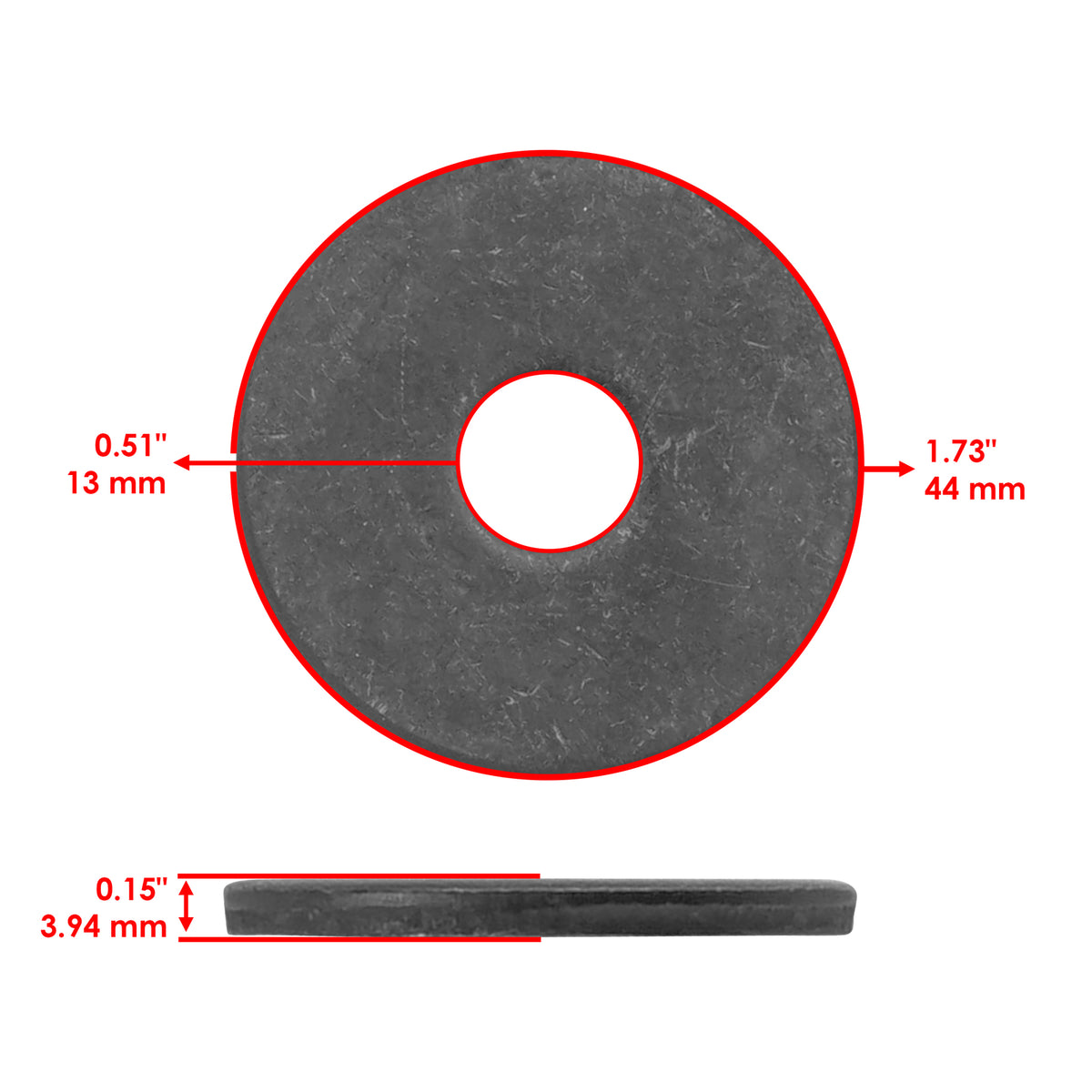 Deck Blade Bolt and Washer Replacement for Simplicity 916 917 919 (1980–1980)