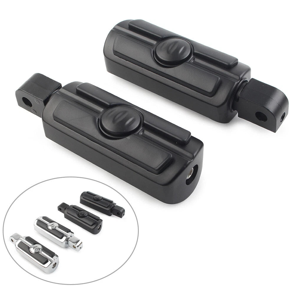 2X Chrome Rear Footrests for Honda VTX 1800 (2002–2008)
