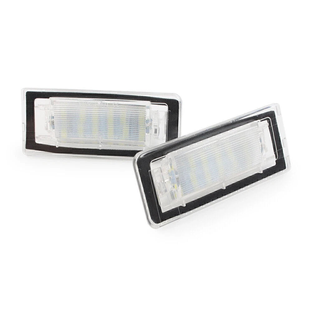 2X Faultless LED License Plate Light for Audi TT Roadster Coupe (1998–2006)