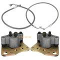 Front Brake Calipers & Hose Lines for Polaris Sportsman 400 450 500 600 700 800 (2000–2014)