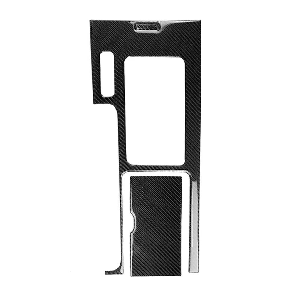 3Pcs Carbon Fiber Interior Gear Shift Box Panel Cover for Ford Mustang (2009–2013)