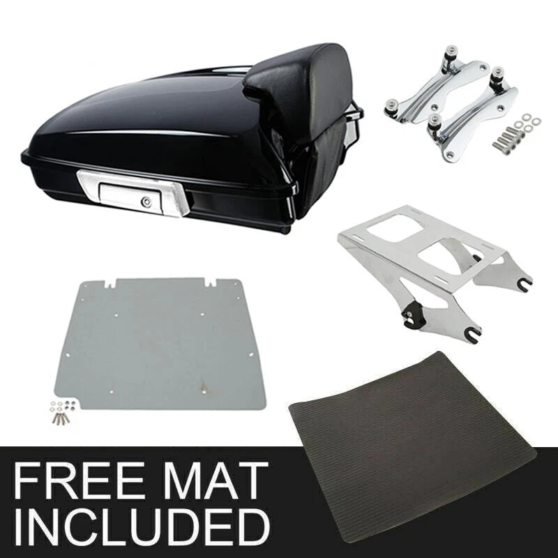 Razor Trunk Backrest Mount Rack Docking Plate for Harley Road Glide (2014–2026)