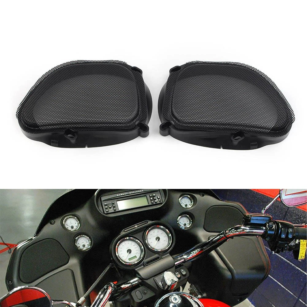 Mesh Speaker Grill Cover for Harley Road Glide FLTR/FLTRU (1998–2013)