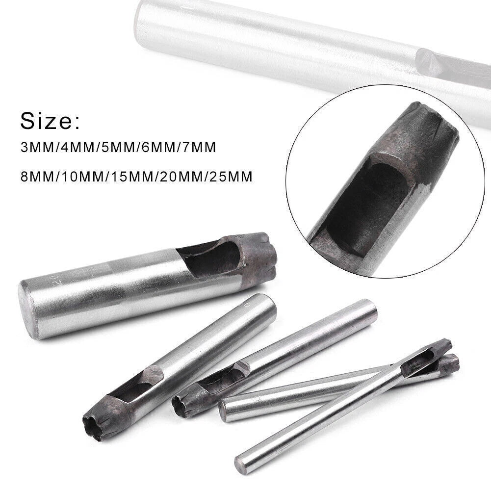 Leather Punch Tool Set for Crafting (3mm-25mm)