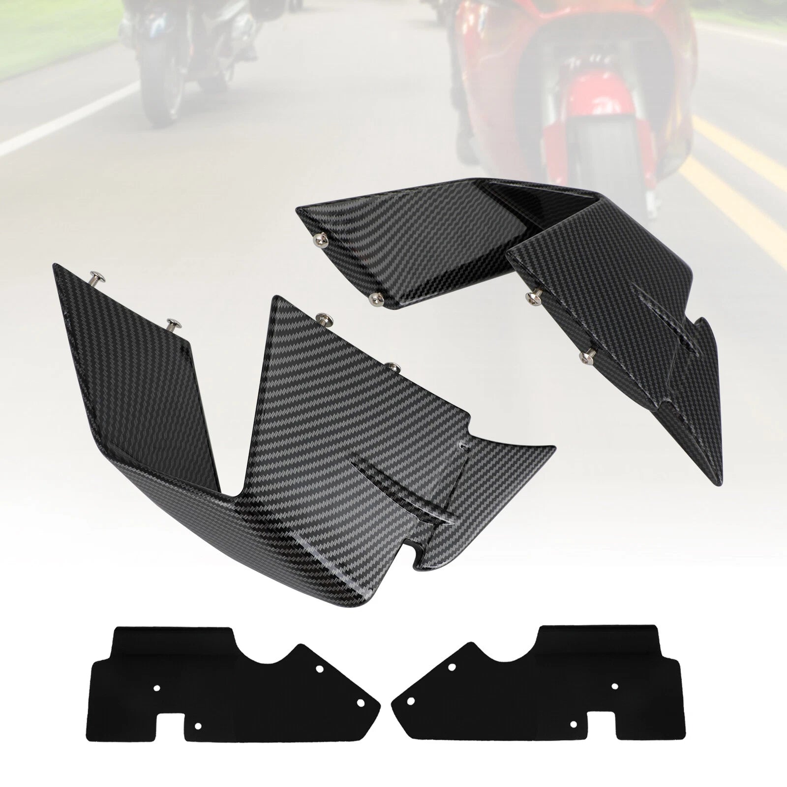 Front Spoiler Wind Winglets for BMW S1000RR (2019–2022)