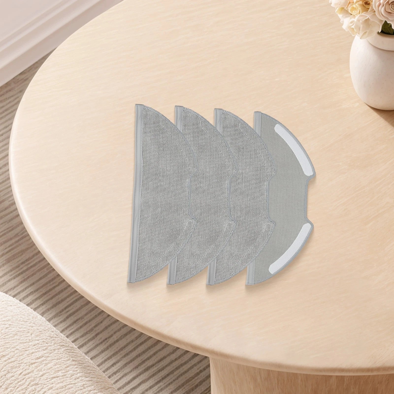 Set of 4 Replacement Mop Cloths for Eureka E20 Plus