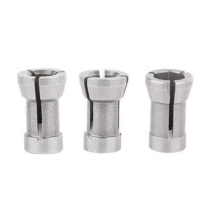 3X Router Bit Collet Chuck for Router and Engraving Machines (6, 6, 35, 8mm)