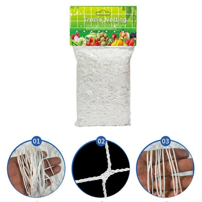 Garden Support Mesh Net for Vegetable Fruit Climbing (Pea Bean Trellis)