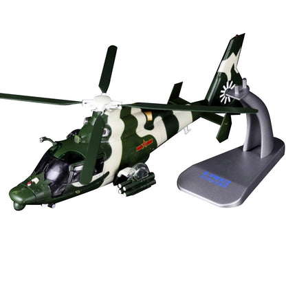 1/48 Scale Diecast Alloy Air Force Z-9 Helicopter Model