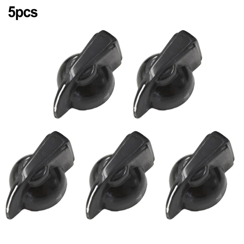 Set of 5 Bakelite Potentiometer Knobs for 6mm Shaft Hole Dia