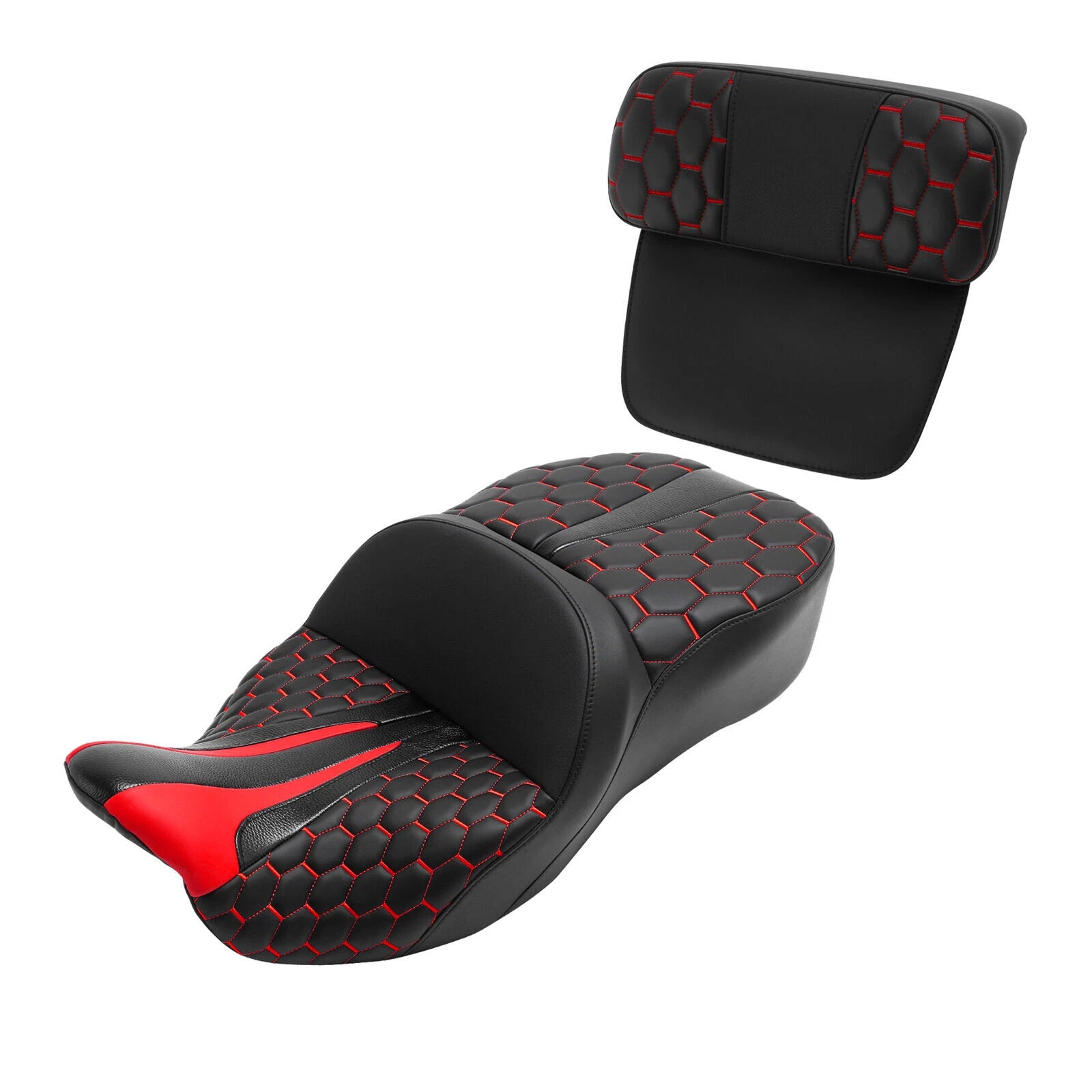 Driver & Passenger Seat & Trunk Backrest for Harley Touring (2009–2013)