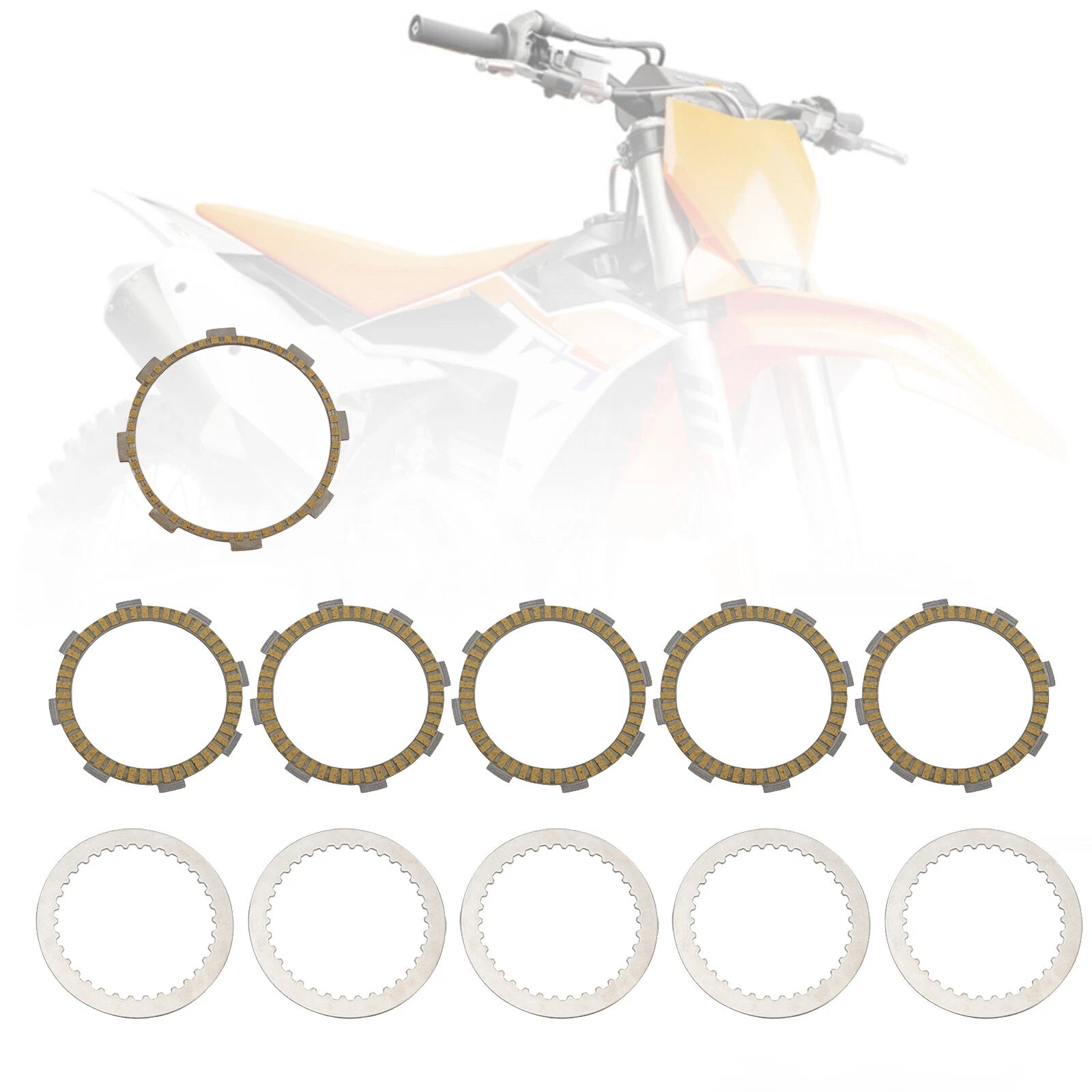 Clutch Friction Plate Kit for RC200 (2014–2022) 90132011000 / 90132111000