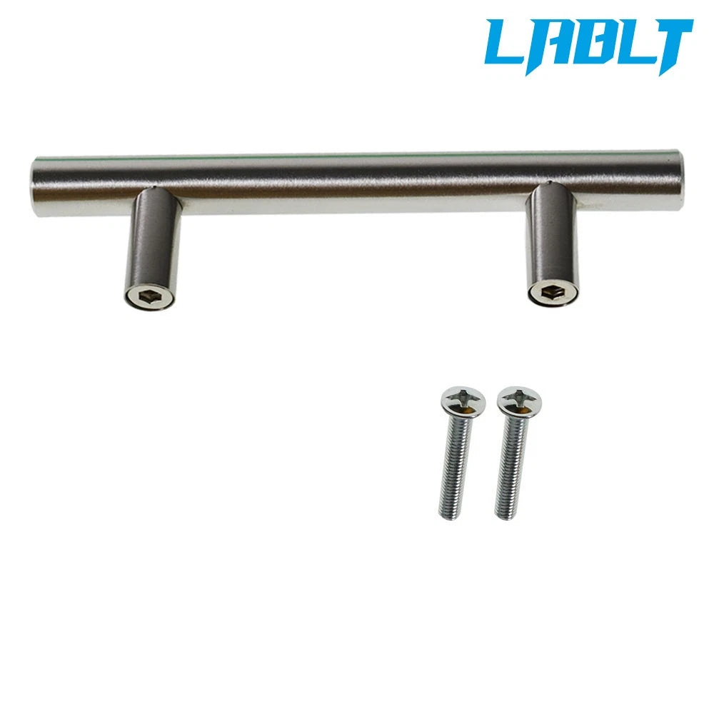 30 Pack Stainless Steel T Bar Pulls for Kitchen Cabinet Doors