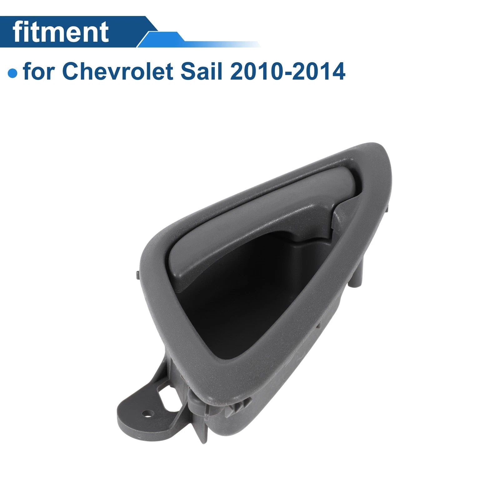 Front Passenger Side Interior Door Handle for Chevrolet Sail (2010–2014) Gray