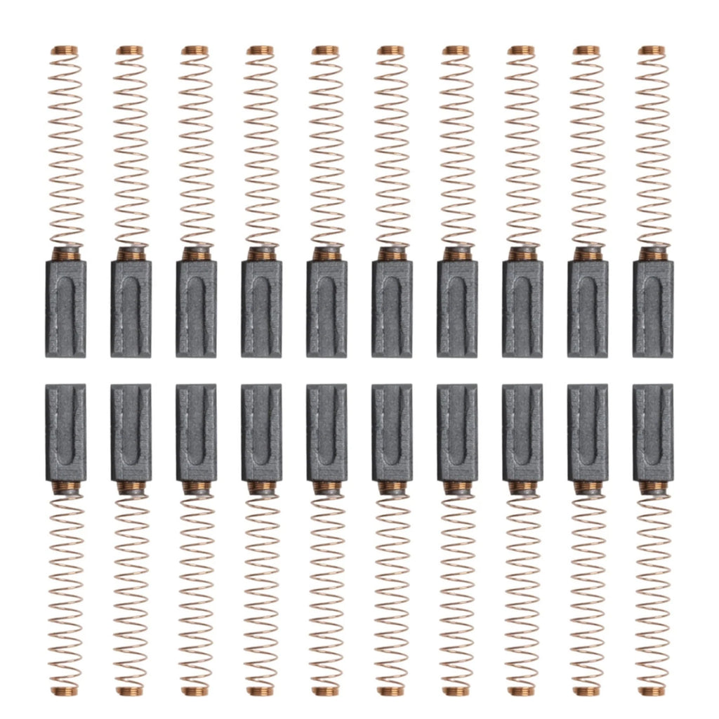 Set of 10 Carbon Brushes for Plastic Welding Machine