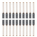 Set of 10 Carbon Brushes for Plastic Welding Machine