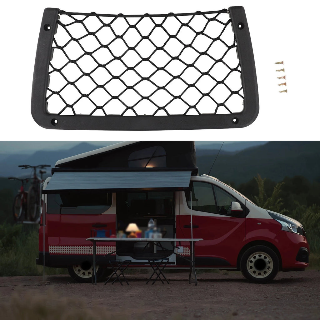 Storage Net Pocket for Campervan Caravan Boat (32x17cm)
