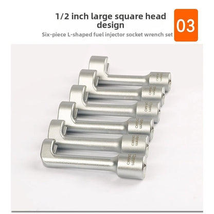 Fuel Injector Socket for 1/2-inch Drive (Right-angle Sleeve Design)